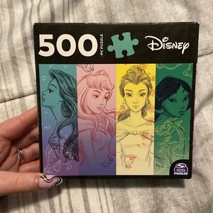 Disney Princess 500 Piece Puzzle - Ariel | Aurora | Belle | Mulan